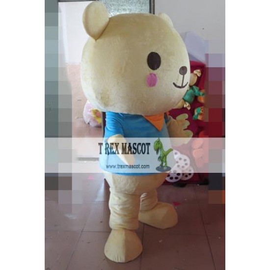 Big Head Bear Mascot Costume For Adults Bear Costume