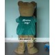 Small Eyes Teddy Bear Mascot Costume Adult Teddy Bear Costume