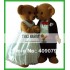 Adult Teddy Bear Mascot Costume For Wedding