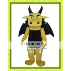 New Yellow Dragon Mascot Costume For Adult