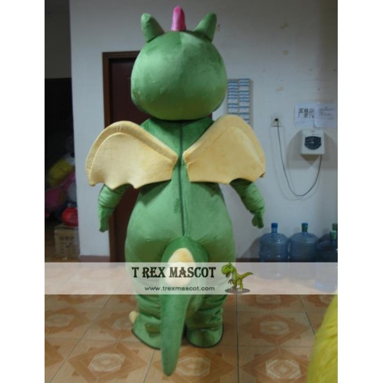 Green Dragon Mascot Costume Dragon Mascot For Adults