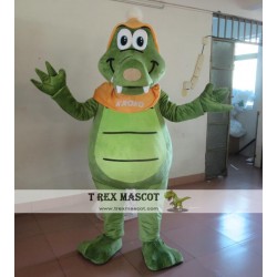 Plush Mascot Costume Adult Crocodile Costume