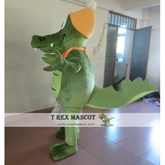 Plush Mascot Costume Adult Crocodile Costume