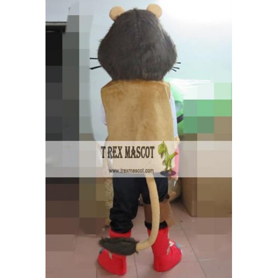 Ebullient Lion Mascot Costume For Adults Lion Mascot