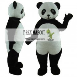 Panda With Dark Circles Mascot Costume Adult Panda Macot