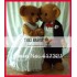 Adult Wedding Teddy Bear Mascot Costume For Wedding