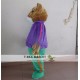 Hamster Wearing A Purple Coat And Green Pants Mascot Costume Adult Hamster Mascot