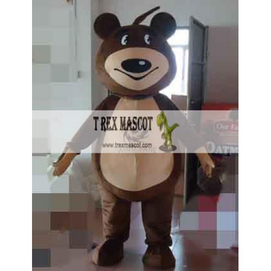 Dark Brown Bear Mascot Costume Bear Mascot Costume For Adults