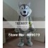 Grey Furry Adult Wolf Mascot Costume