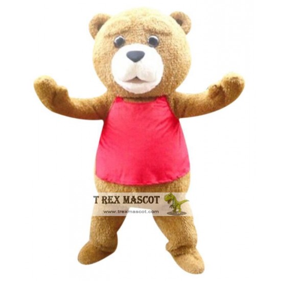 Plush Teddy Bear Mascot Costume