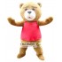 Plush Teddy Bear Mascot Costume