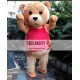 Plush Teddy Bear Mascot Costume