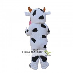 Cartoon Mascot Clothing In The Shape Of Farm Cow