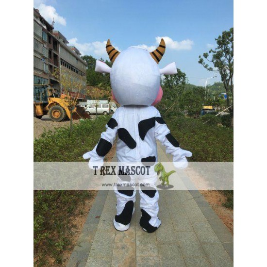 Cow Mascot Costume Performances Cow Mascot Costume
