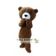 Tedy Costume Adult Fur Teddy Bear Mascot Costume