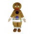 Gingerbread Man Mascot Costume For Adult