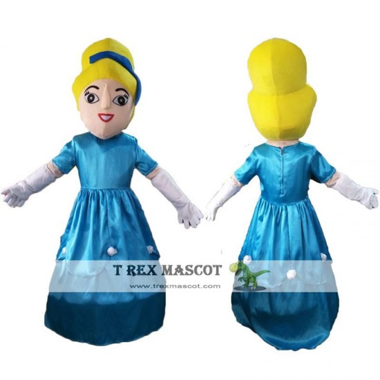 Adult For Princess Mascot Costume Cinderella Princess Mascot Halloween