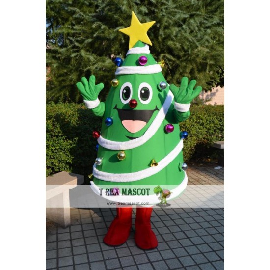 Christmas Mascot Costumes Star Decoration Christmas Tree Costumes