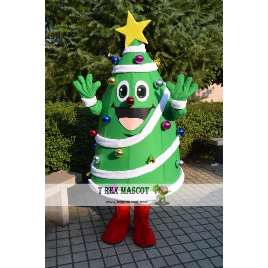 Christmas Mascot Costumes Star Decoration Christmas Tree Costumes