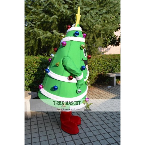 Christmas Mascot Costumes Star Decoration Christmas Tree Costumes