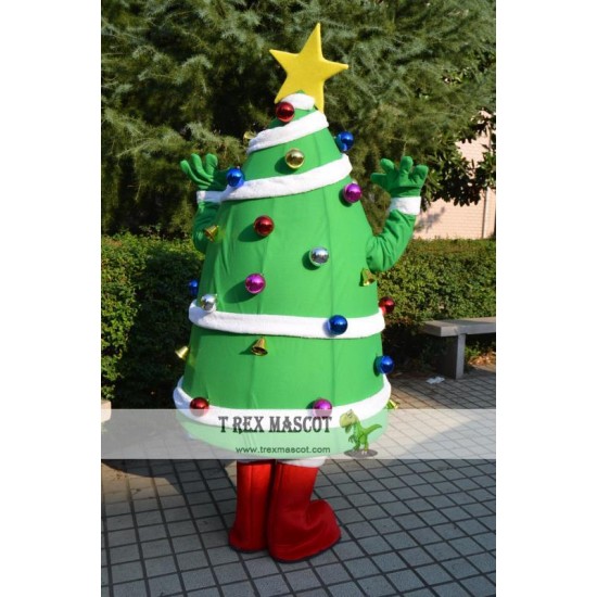 Christmas Mascot Costumes Star Decoration Christmas Tree Costumes