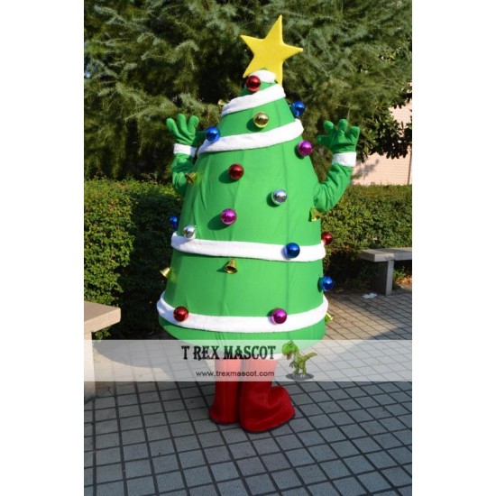 Christmas Mascot Costumes Star Decoration Christmas Tree Costumes