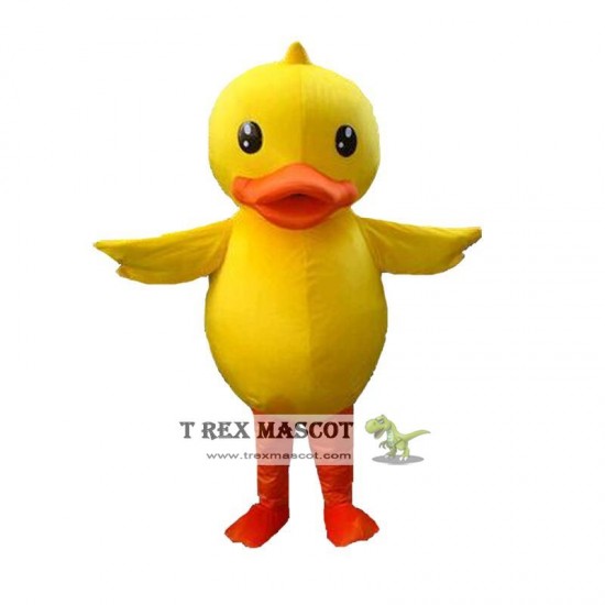 Yellow Duck Mascot Costume Adult Duck Mascot