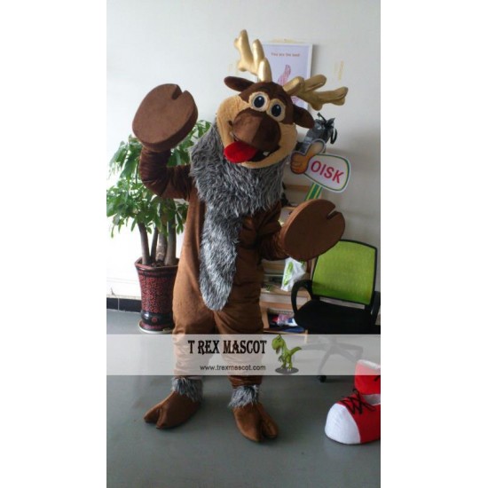 Fanny Cartoon Movie Deer Sven Mascot Costume Accept Kids