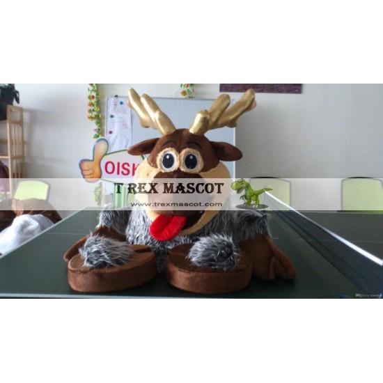 Fanny Cartoon Movie Deer Sven Mascot Costume Accept Kids