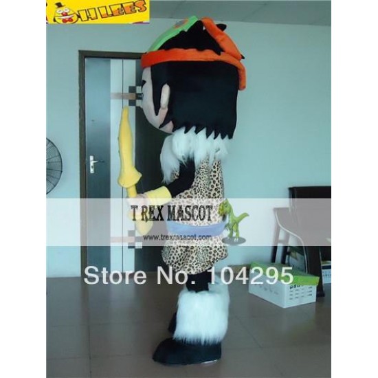 Indian Huntsman Cartton Mascot Costume