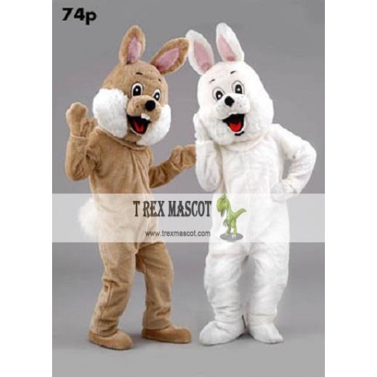 Fur Fanny Rabbit Mascot Costume