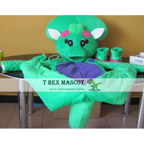 Funny Baby Bop Dinosaur Cartoon Mascot Costumes