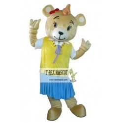 Girls Bear Mascot Costume Halloween