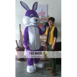 Purple Rabbit Bunny Mascot Costumes Chirstmas