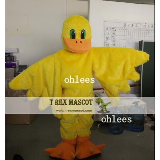 Yellow Duck Bird Mascot Costumes For Adult