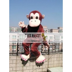 Big Mouth Orangutan Cartoon Mascot Costumes Halloween