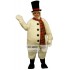 Snowman Openface Walking Mascot Costumes Adults Christmas Cosplay