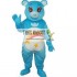 Blue Bear Mascot Costumes Chirstmas