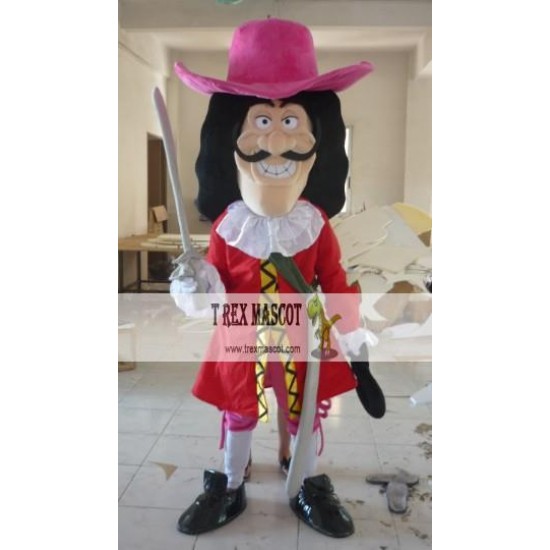 Priate Man Mascot Costume Halloween For One Piece