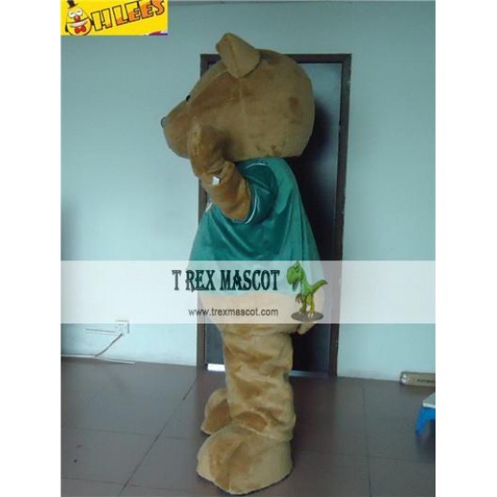 Bown Bear Cartton Mascot Costume