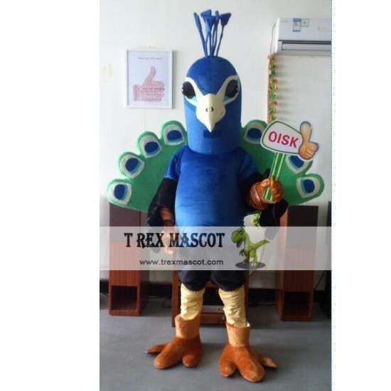 Peacock Mascot Costume for Halloween Chirstmas