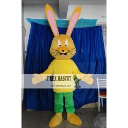 Long Ear Rabbit Mascot Costumes School Team Sport