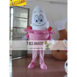 Strawberry Ice Cream Cartton Mascot Costume