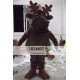 Fat Brown Sambar Animal Mascot Costumes School Team Sport