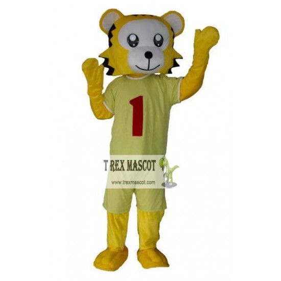 Sport Tiger Cartoon Mascot Costumes Gift Sport Football Customes