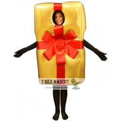 Christmas Gift Walking Mascot Costumes Adults Christmas Cosplay