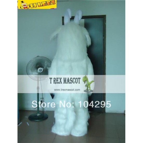 Long Fur Goat Mascot Costume For Halloween