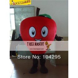 Red Apple Mascot Costume For Halloween