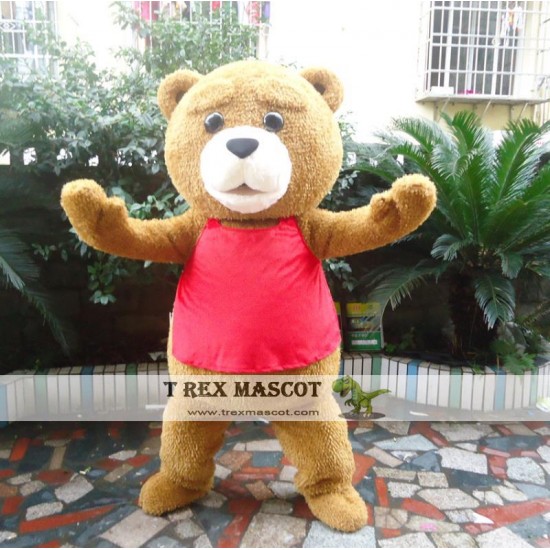 Teddy Bear Mascot Costume Halloween Cartoon