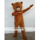 Brown Bear Cartoon Mascot Costume Cartoon Festivel